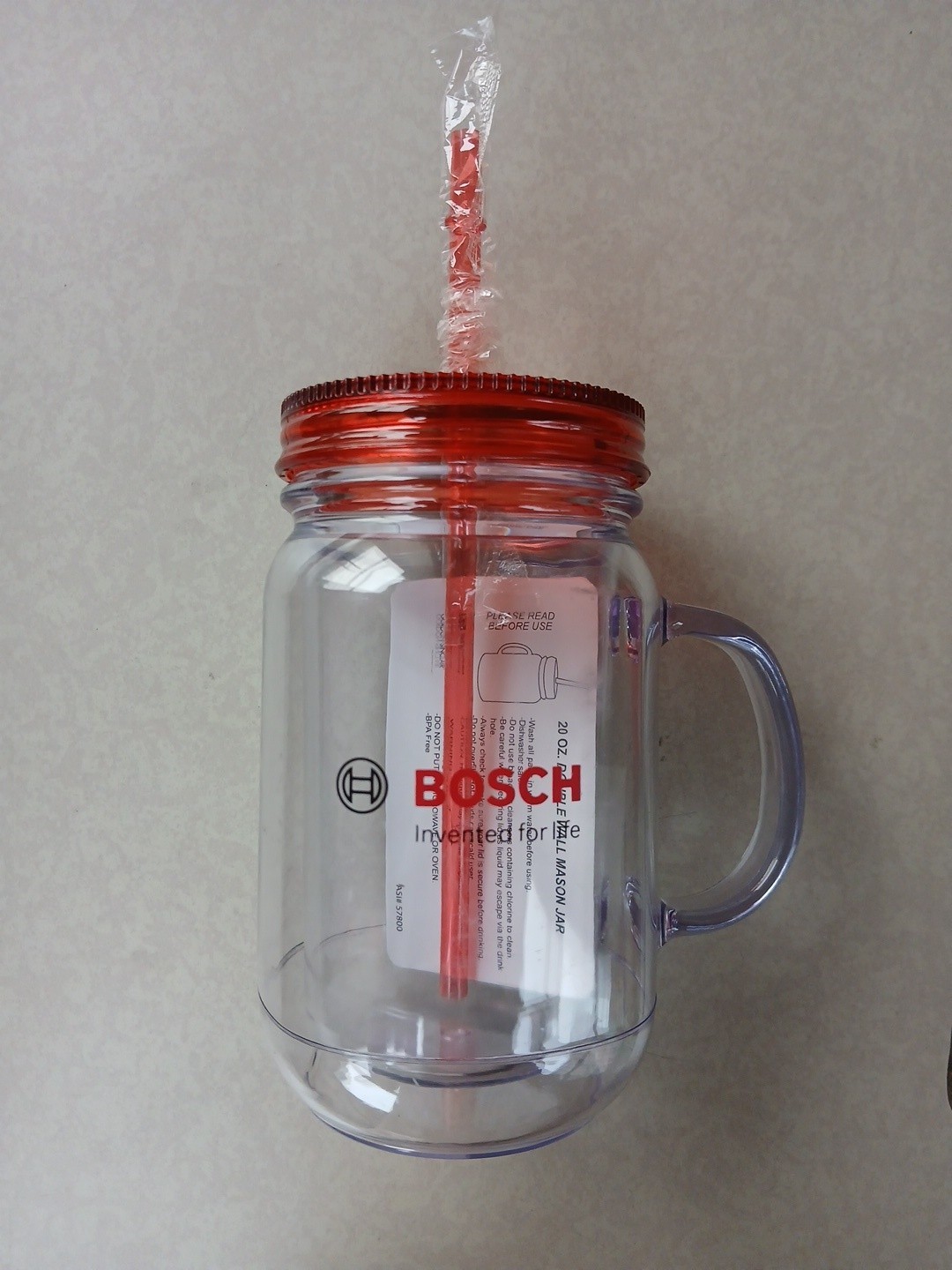 Bosch 20 oz Double Wall Mason Jar