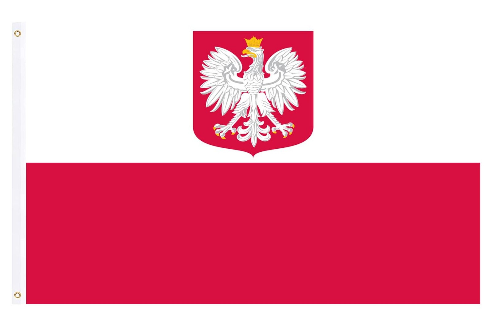 Polish Flag 3x5 Outdoor Double Sided Heavy Duty Durable 3 Ply Poland Flags Ba...