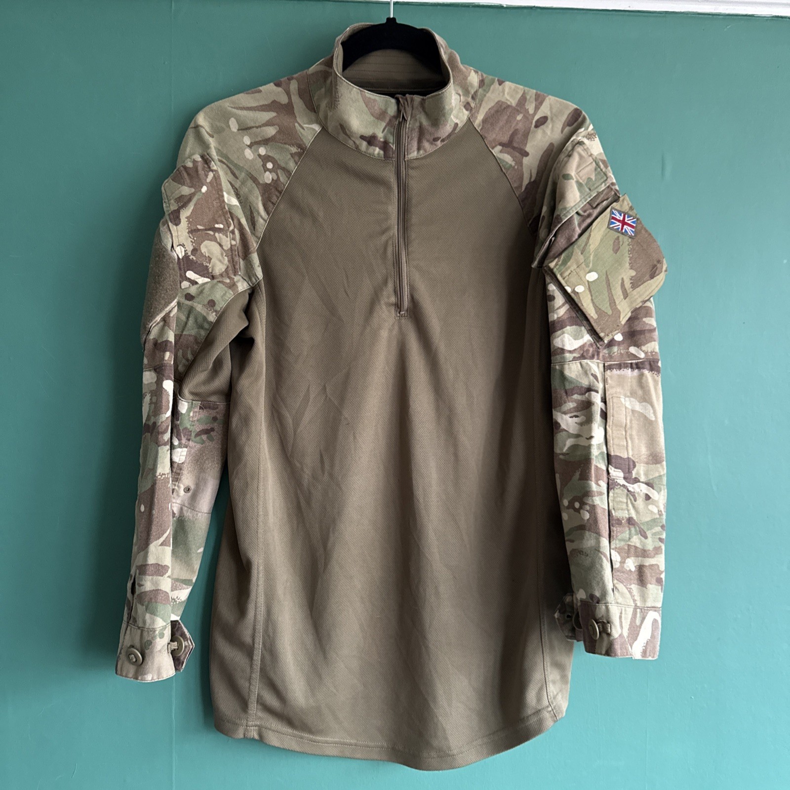British Army Shirt Mens Medium 170/90 MTP UBAC Camo Insect Repellent 60061