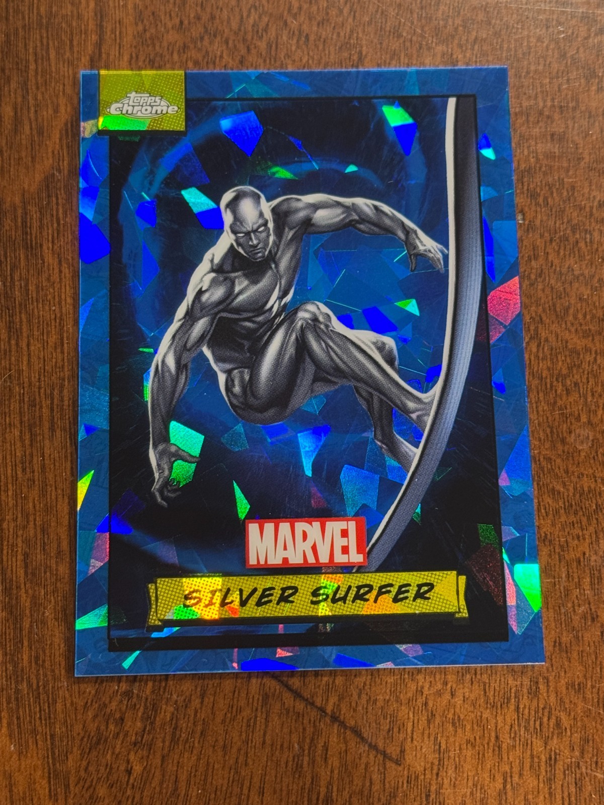 2024 Topps Chrome Marvel Sapphire Silver Surfer #51