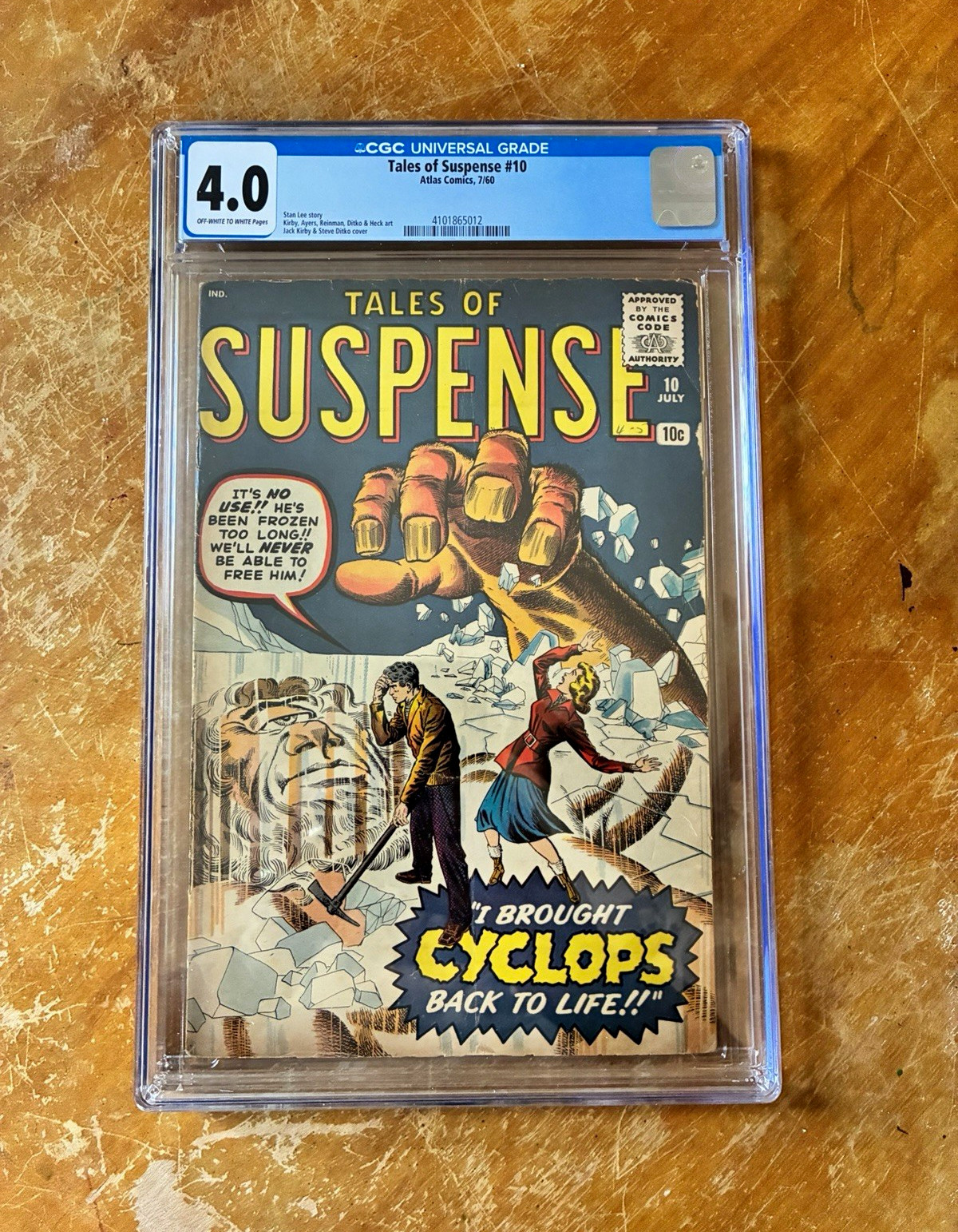 Atlas Comics Tales of Suspense #10 (1960) CGC 4.0 Stan Lee Kirby Ditko
