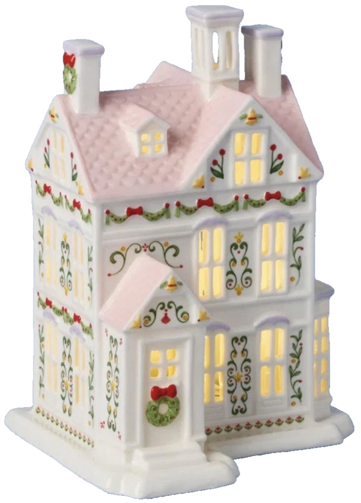 2026 Lenox Holiday Village Lit House Porcelain Figurine Christmas NIB