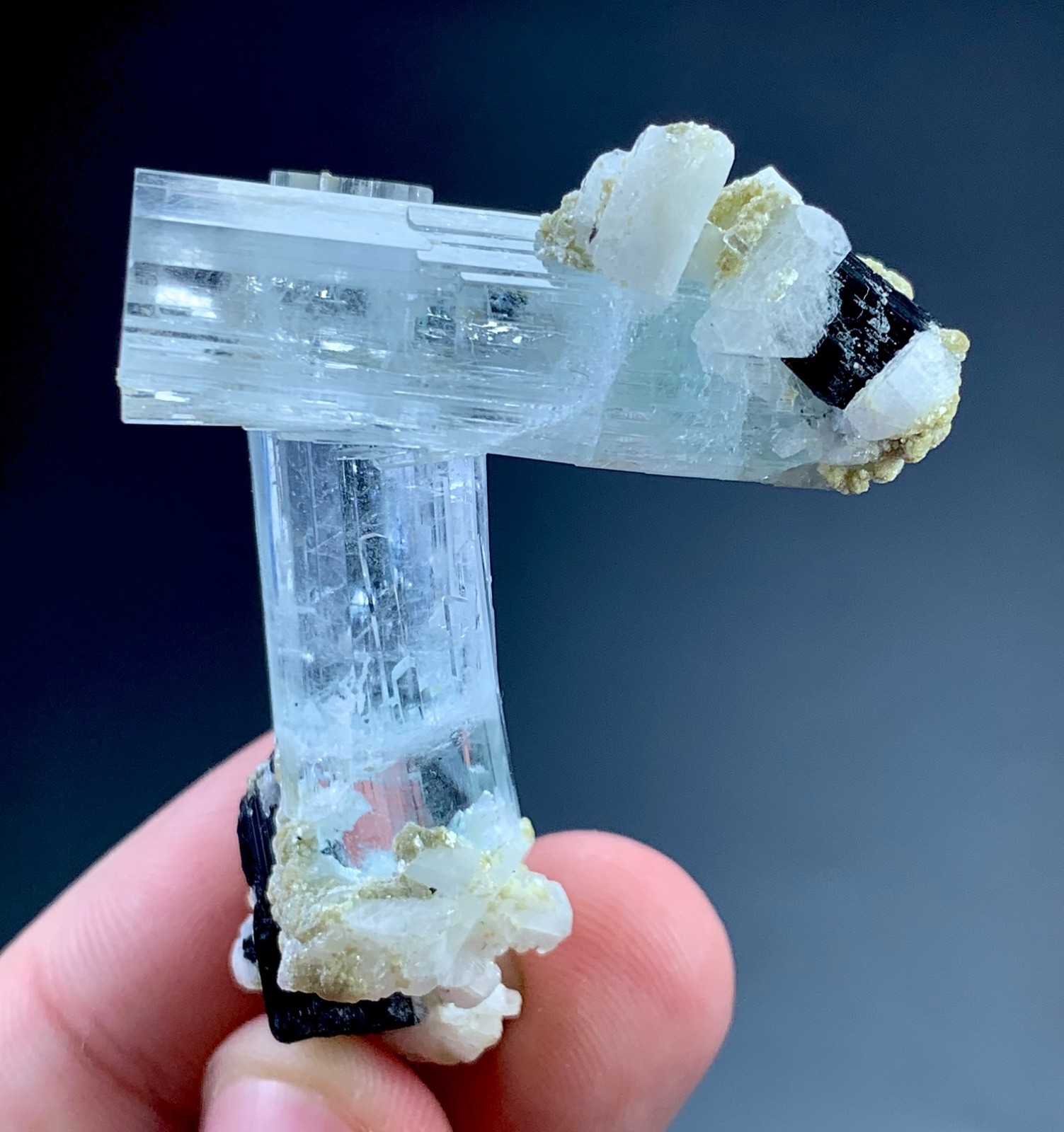 98 Carat Aquamarine Crystal Specimen From Pakistan
