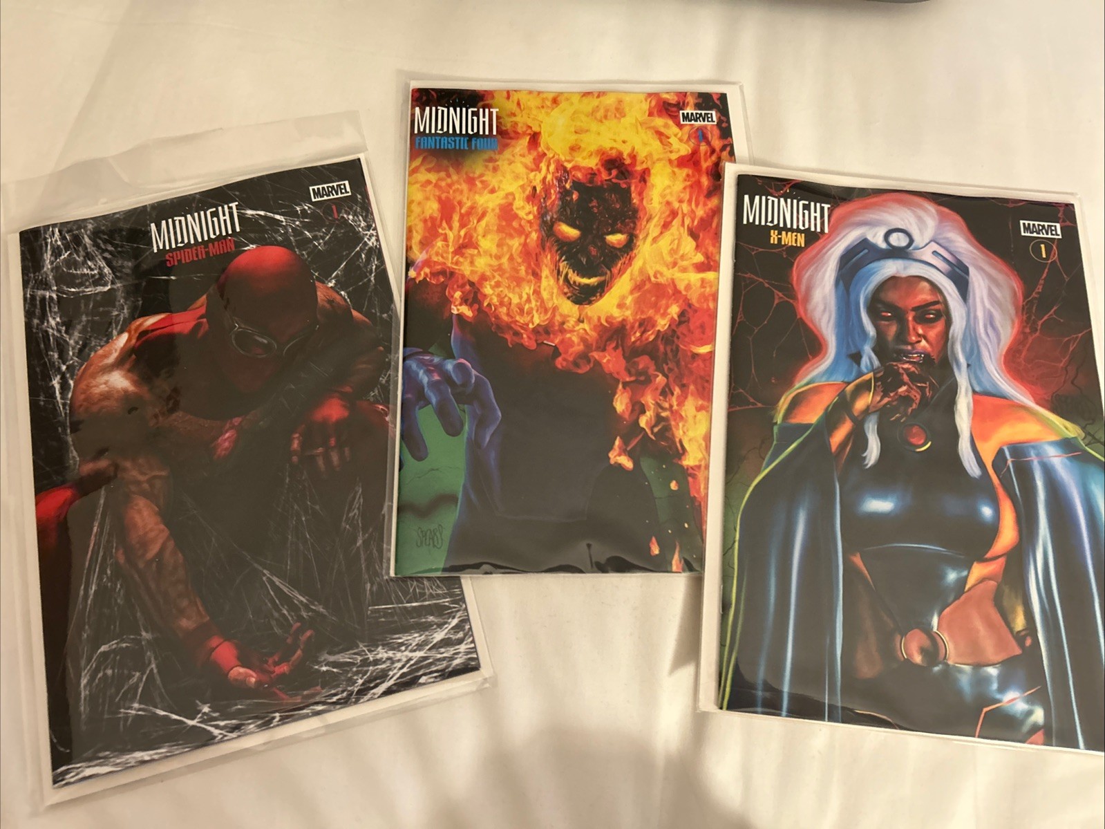 Mark Spears Marvel Midnight Exclusive NYCC Covers Set Spiderman X-men FF Rare