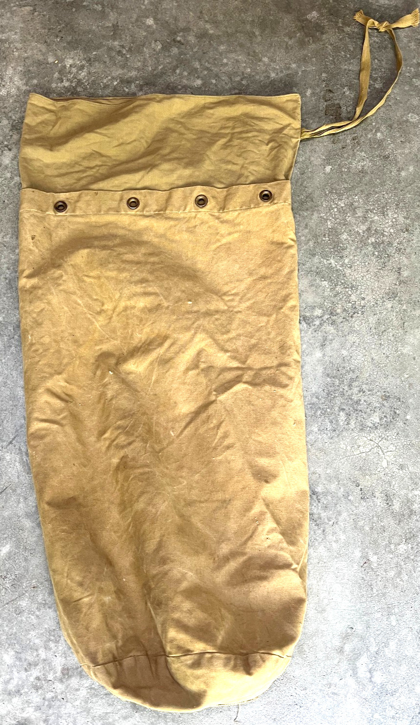 Vtg 60s historic BSA National Council gear bag, yucca bag, duffel bag GVC