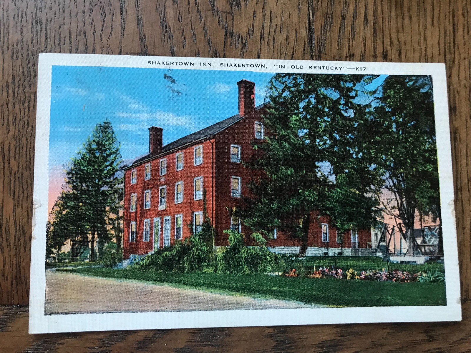 Shakertown Inn Shakertown In Old Kentucky Postcard