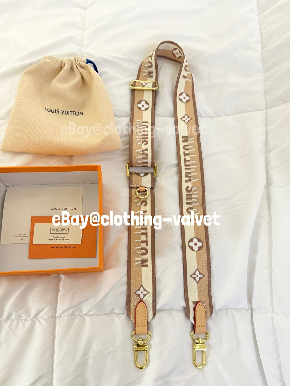 Louis Vuitton Shoulder Strap Adjustable Crossbody Shoulder Replacement LV Multi