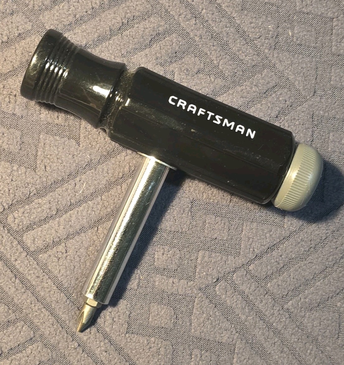 SEARS Craftsman USA T-handle Screwdriver 47135 Z WF STORAGE LID and BIT Rare SEARS Craftsman USA T-handle Screwdriver 47135 Z WF STORAGE LID and BIT Rare