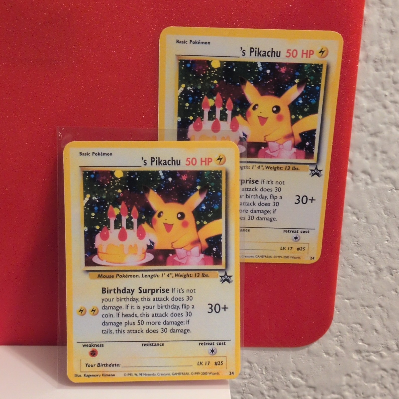 Birthday Cake ______’s Pikachu Fan Art Sticker NON-HOLO Matte Finish