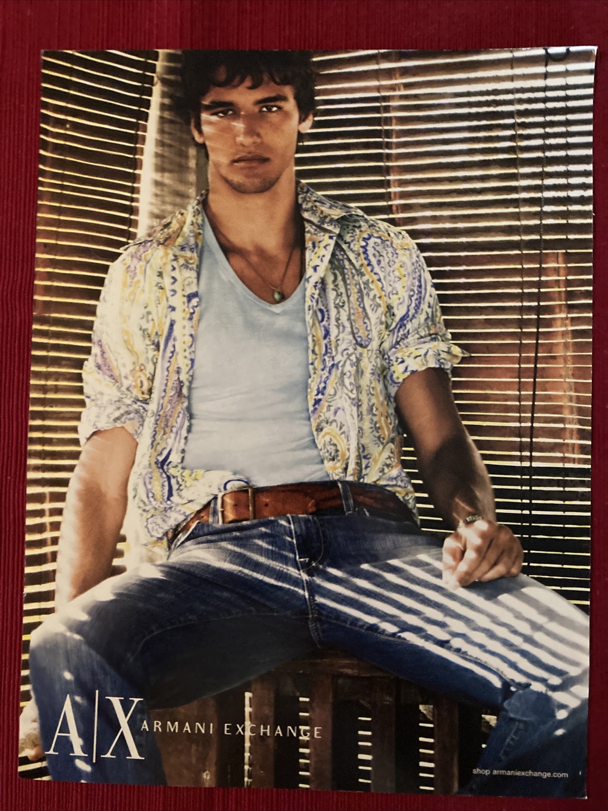 A/X Armani Exchange Men’s Fashion Clothing 2005 Print Ad - Great to Frame