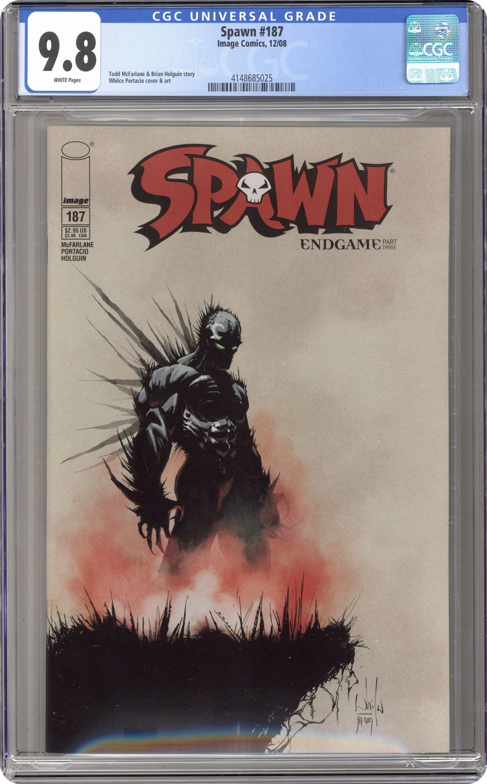 Spawn #187 CGC 9.8 2008 4148685025