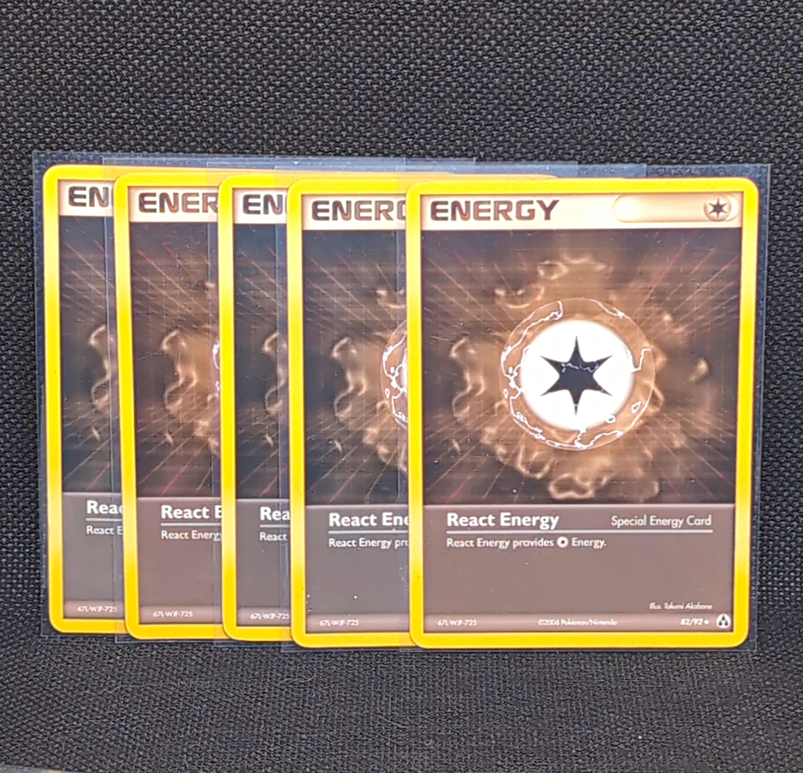 5x React Pokemon Energy Card Lot