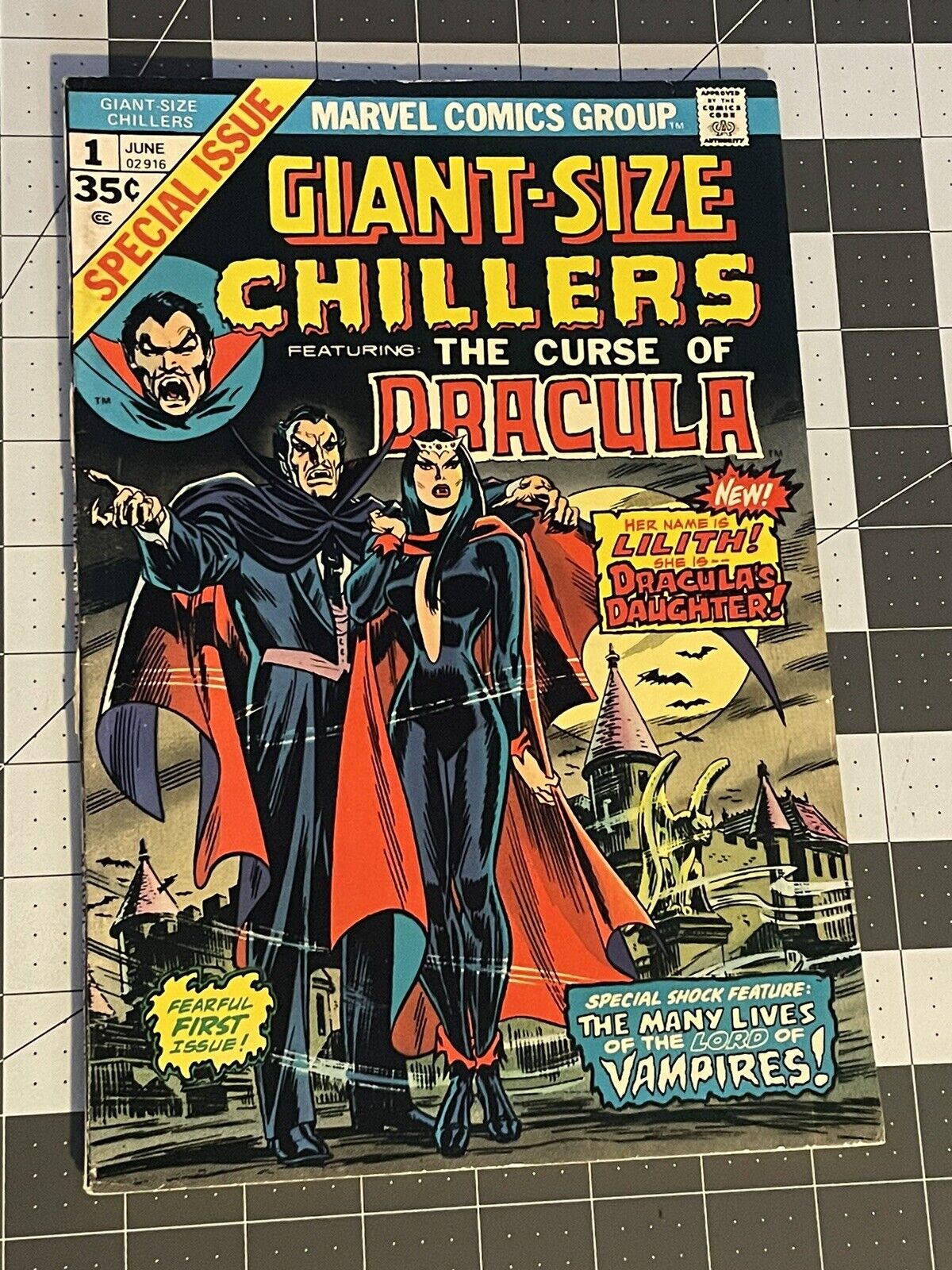 Giant-Size Chillers Special # 1 - 1st Lilith (daughter of Dracula).