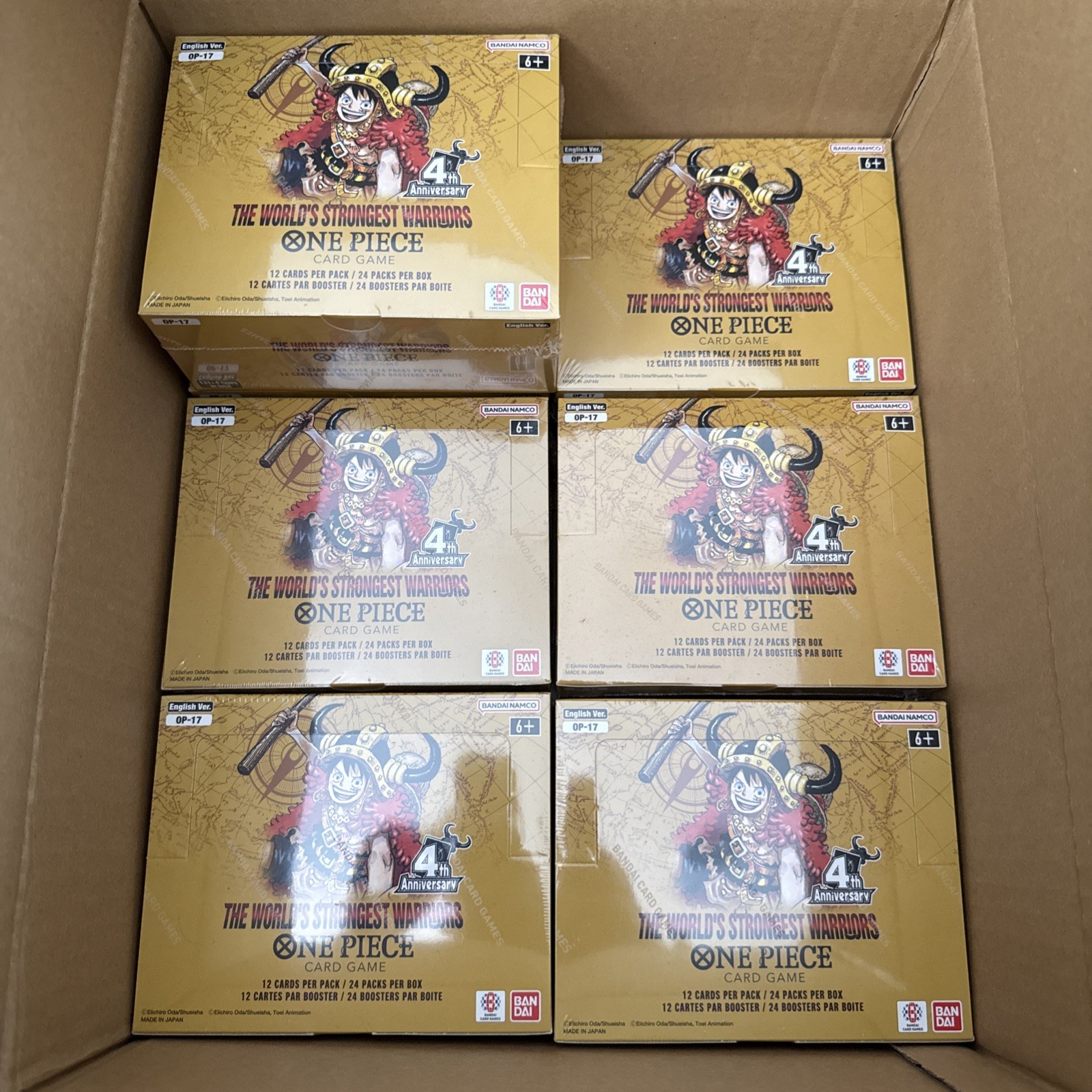 One Piece Card Game OP17 The Worlds Strongest Warriors Booster Box New & Sealed