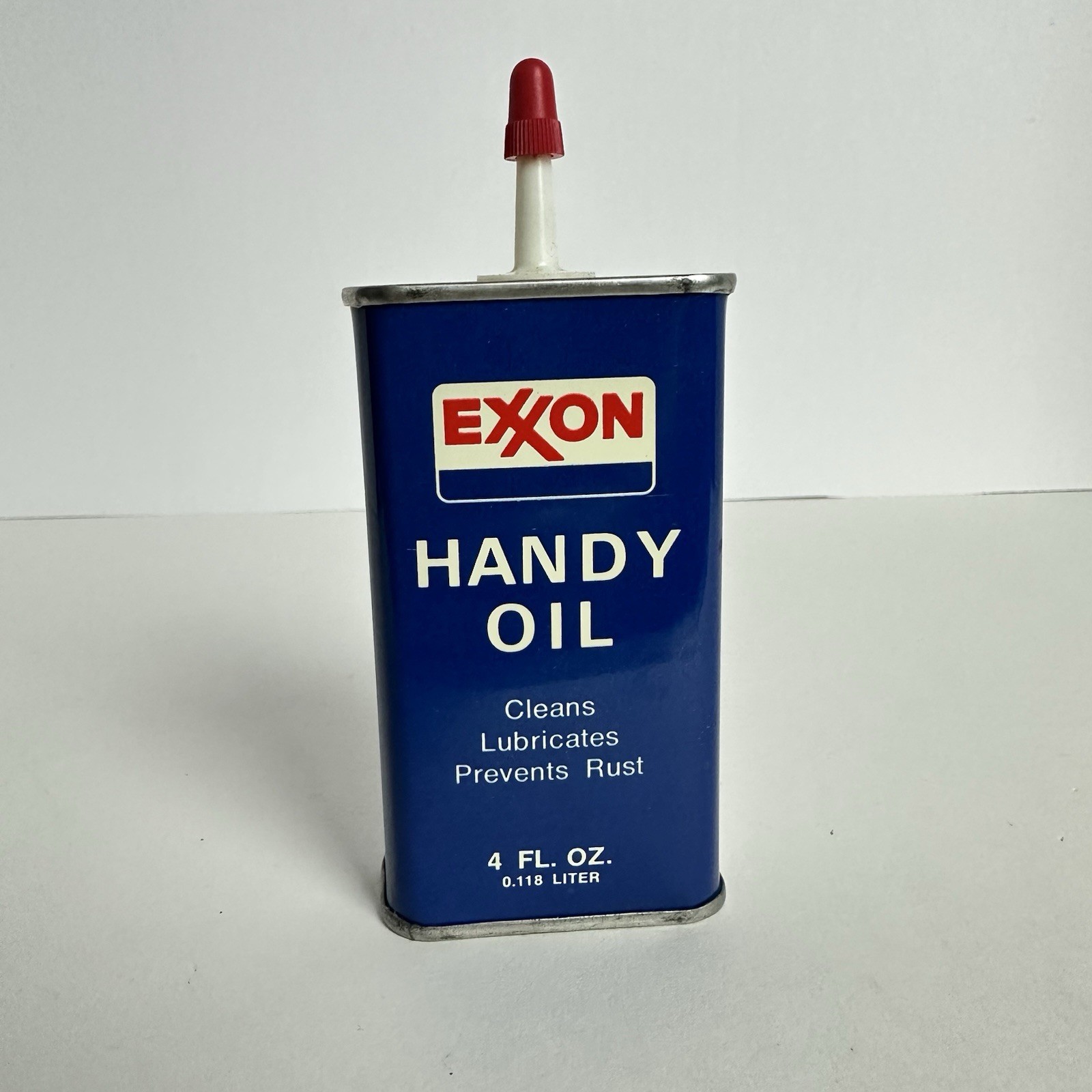 Vintage EXXON Handy Oil 4 oz Tin NEW SEALED
