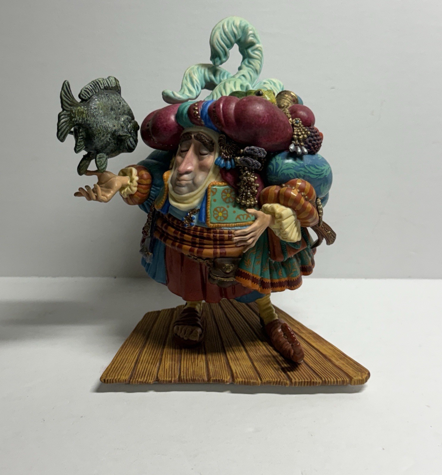 James Christensen Levi Levitates the Stone Fish Figurine With Box - Damaged
