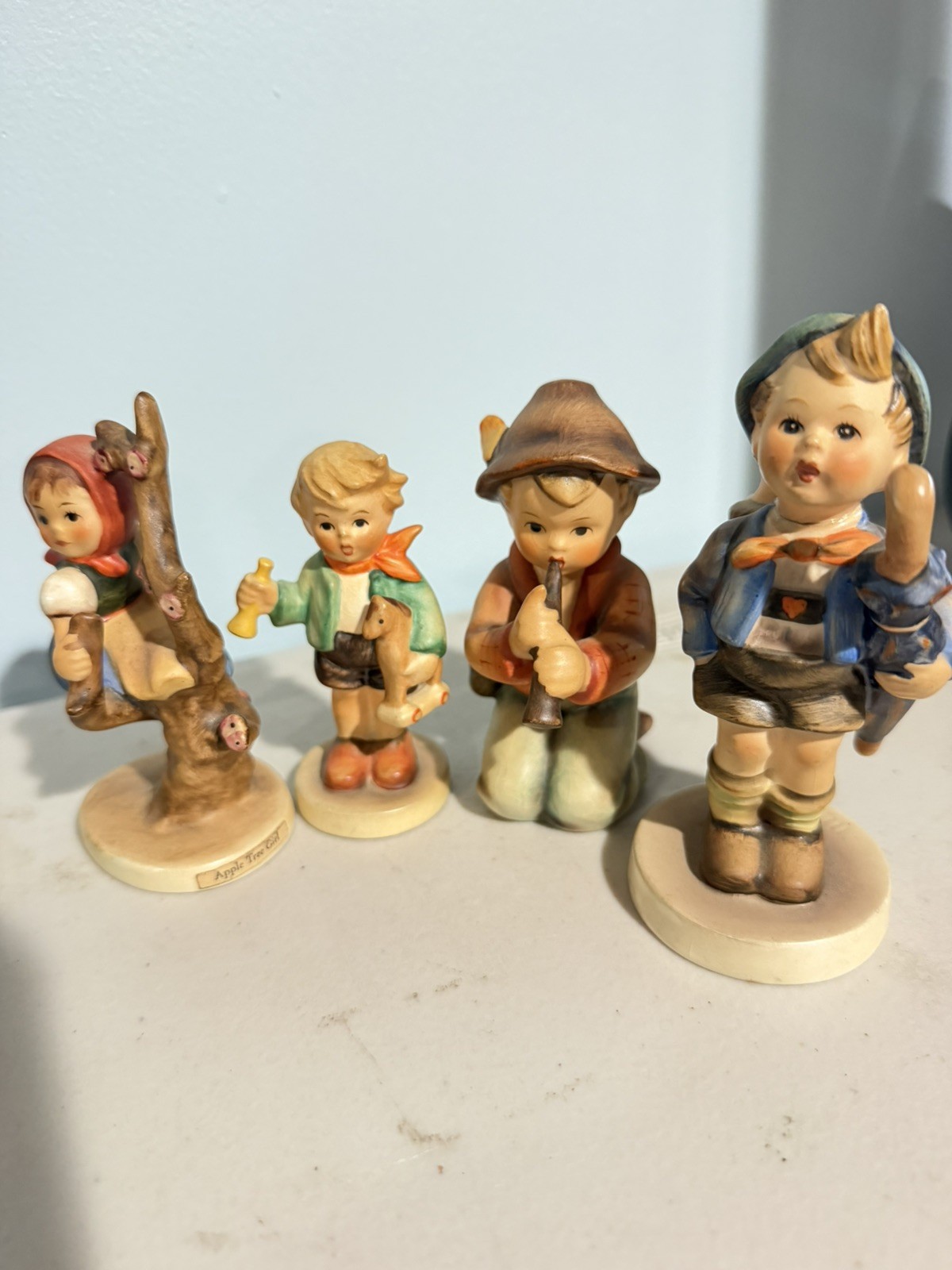 Lot Of 4 Vintage Rare Early Hummel Figurine Collection Made in West German