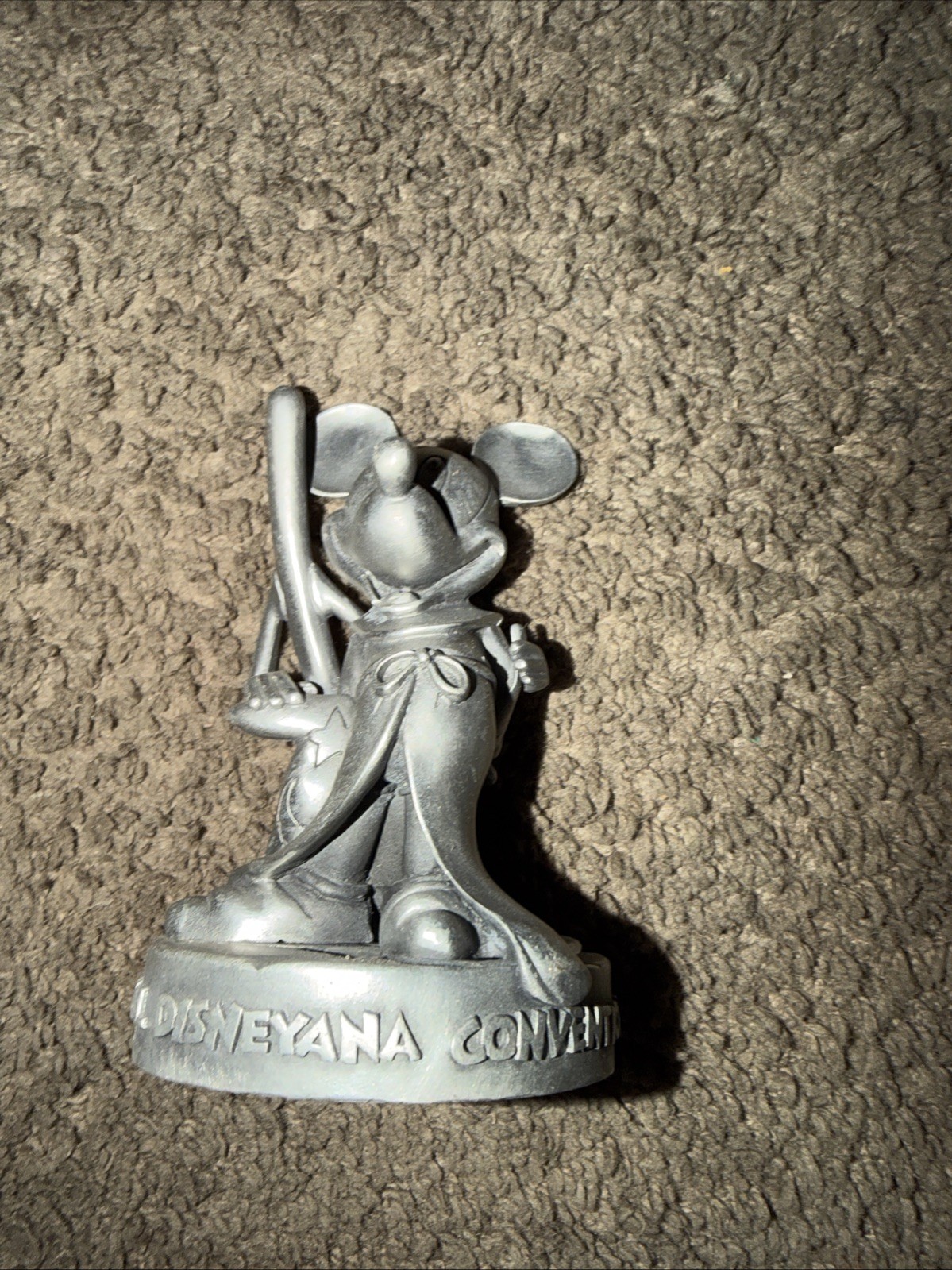 1994 Disneyana Convention Pewter Mickey Mouse Sorcerer Fantasia Statue LE 2200