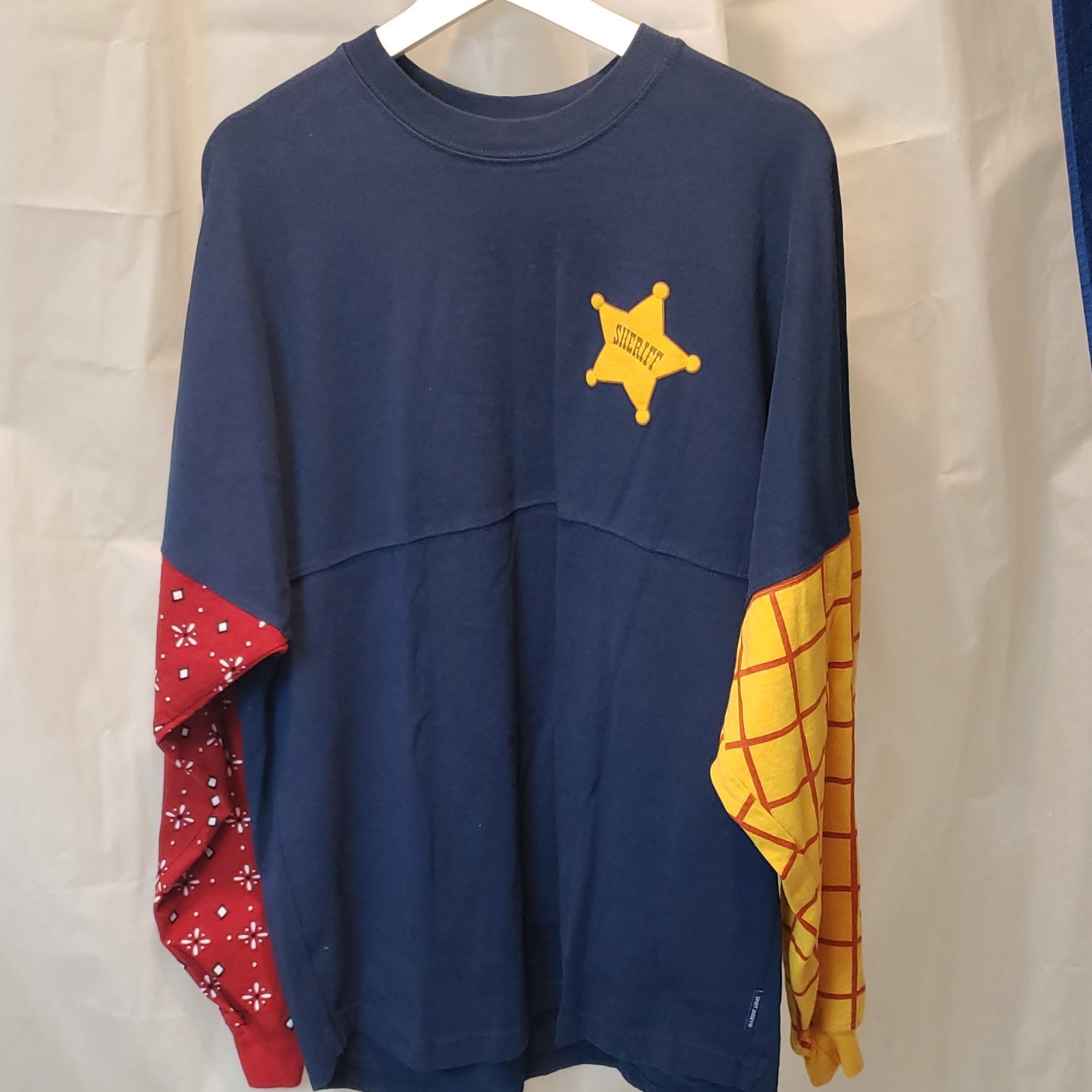 Disney Toy Story Spirit Jersey Howdy Partner Sheriff Adult Size L