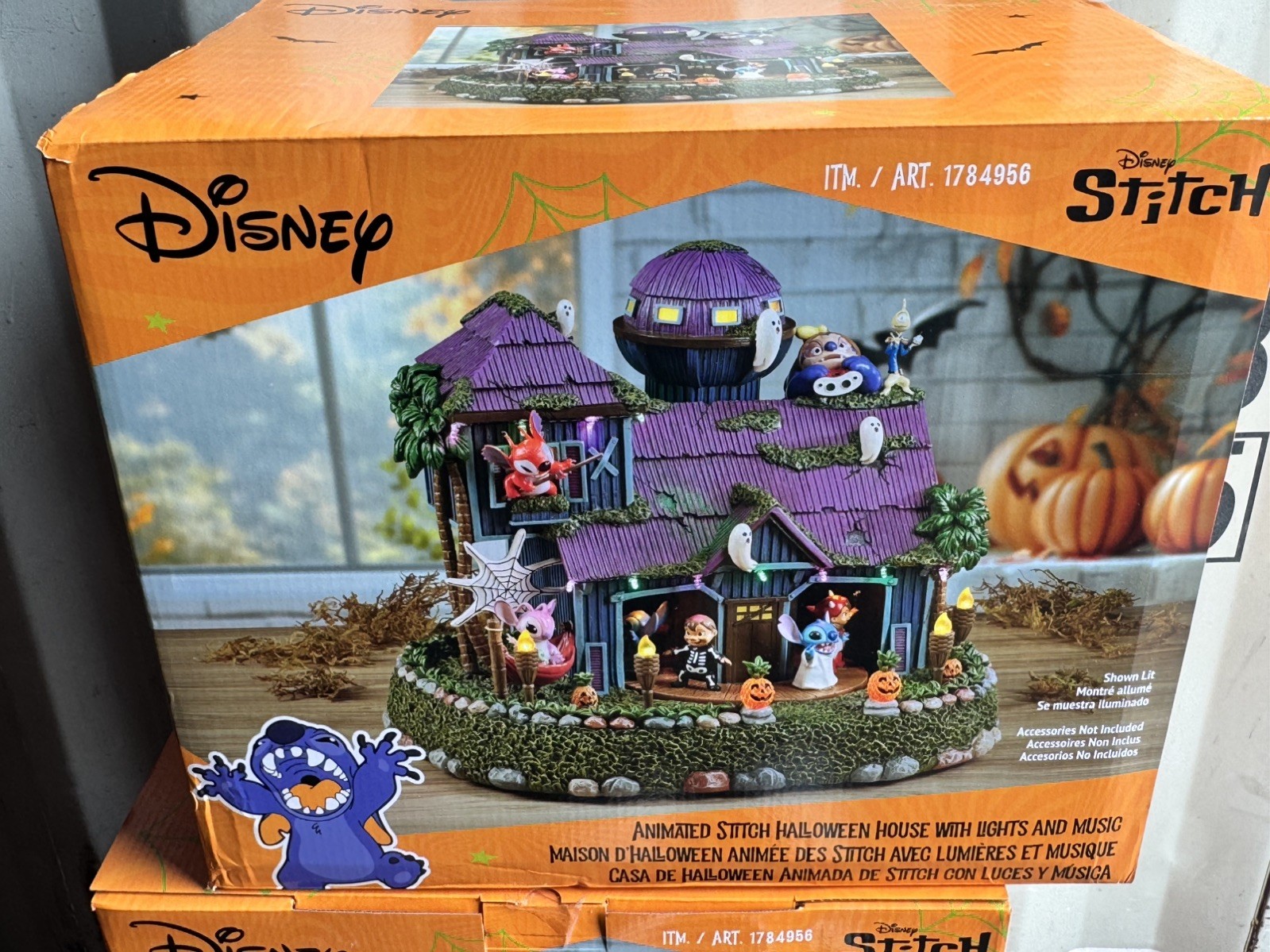 Disney Animated Lilo & Stitch Halloween House w/Lights & Music 1784956 Costco