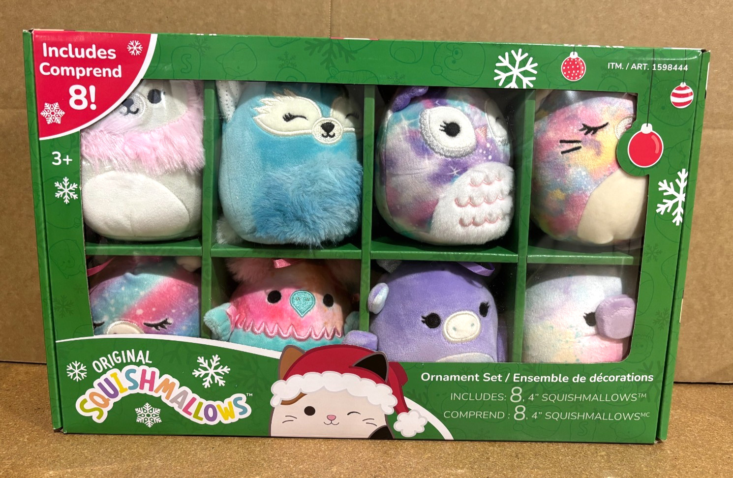 Squishmallows Ornament 8pc set (1598444)