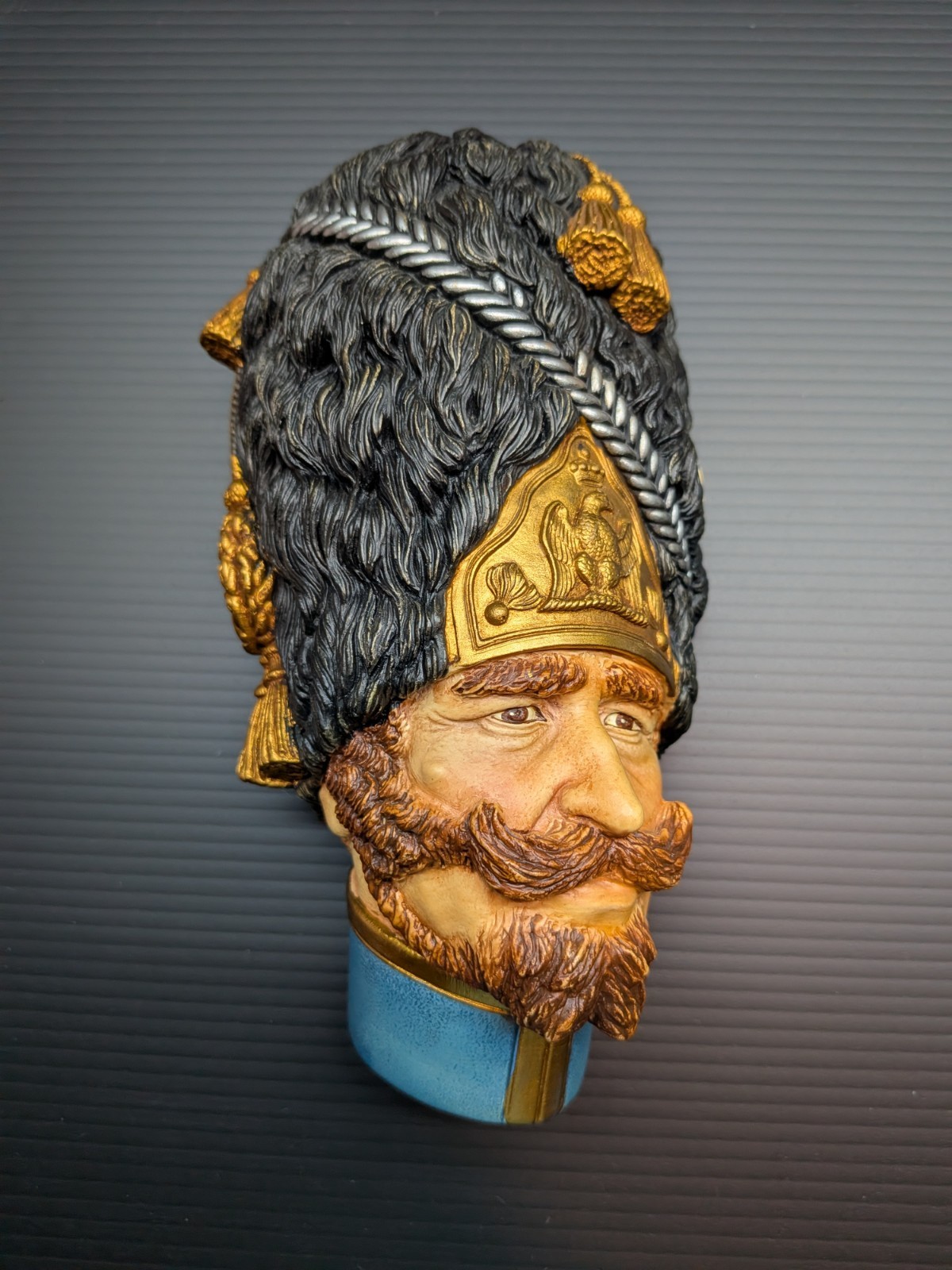 Rare - Vintage Bossons Grenadier of Pied Da La Garde 1805 ChalkWare  Wall Mask 