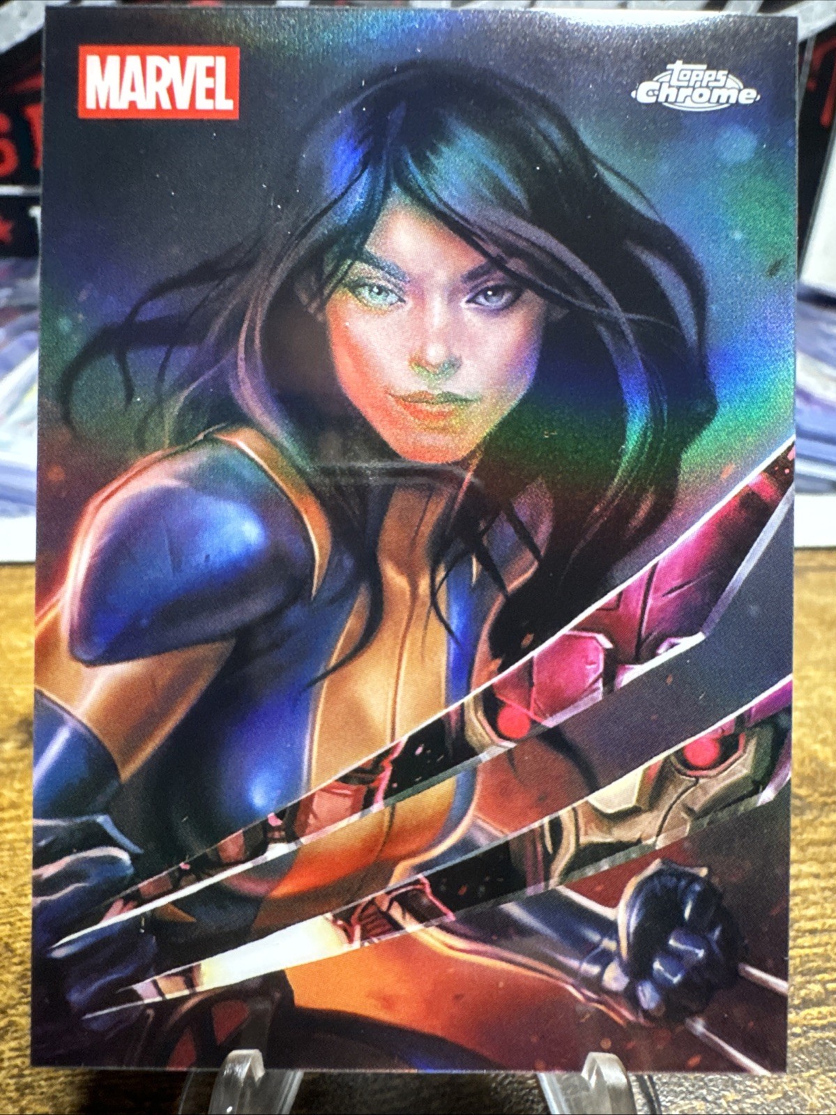 2026 Topps Chrome Marvel Reflections X-23 & Sentinel SSP