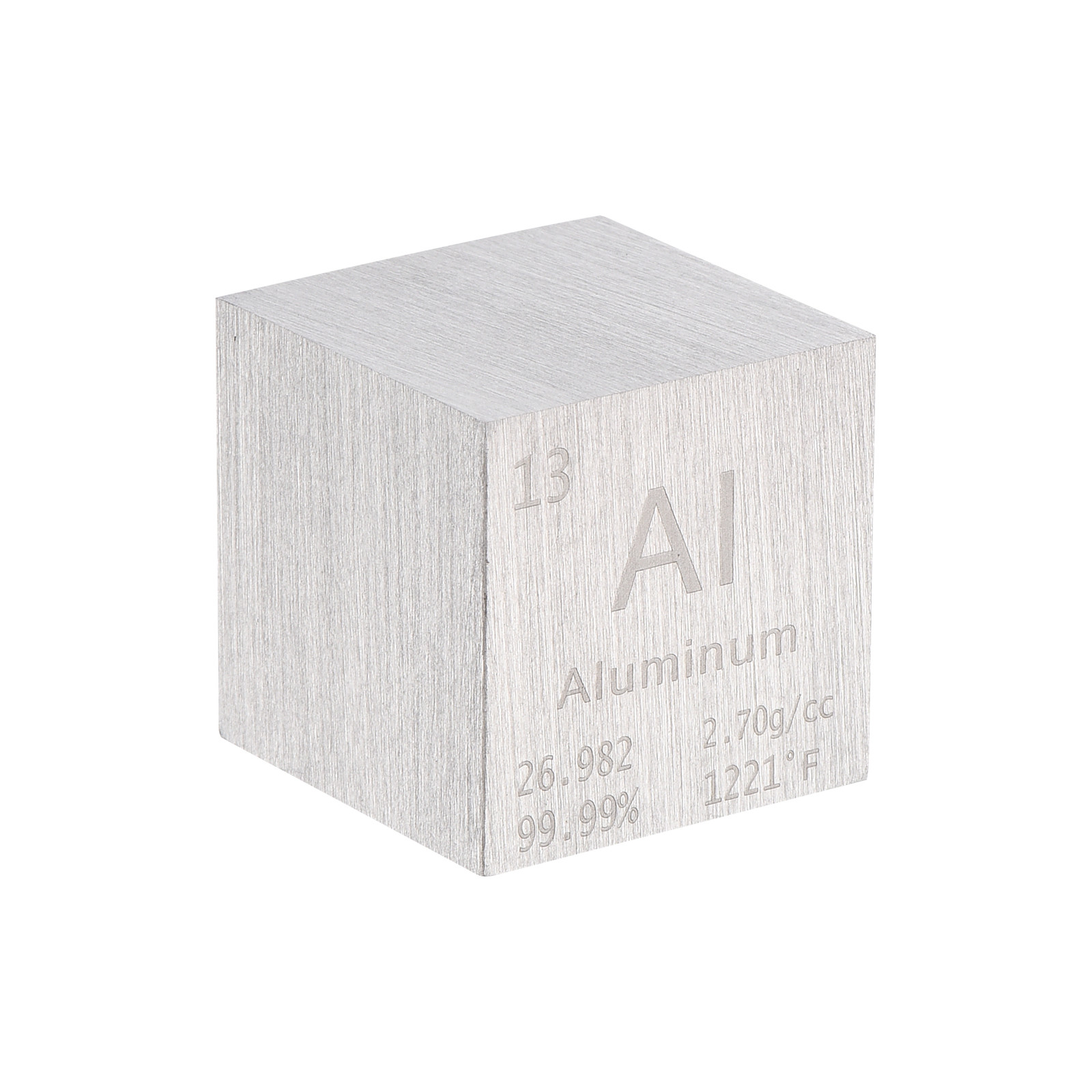 Aluminum Cube Aluminum Metal Element High Density Block Pure Periodic 1 Inch Aluminum Cube Aluminum Metal Element High Density Block Pure Periodic 1 Inch