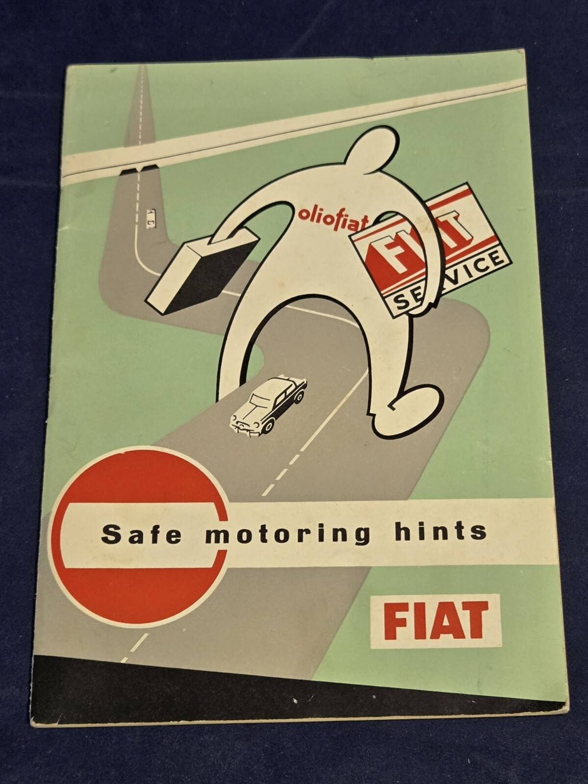 1958 FIAT Safe Motoring Hints Booklet - Printed in Italy XI-1958