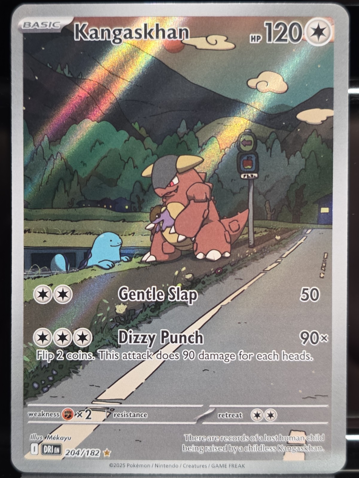 Kangaskhan 204/182 Sv10: Destined Rivals Illustration Rare Pokemon