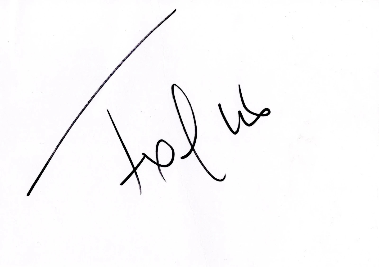 Paulo Roberto Falcão Falcao Signed Card Autograph Autograph on Cardboard