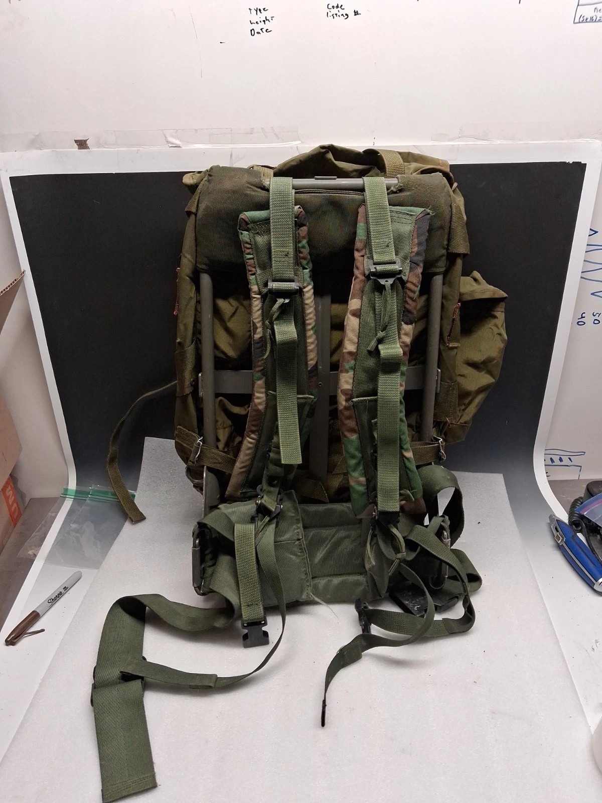 Authentic U.S. Military ALICE Medium Pack with LC-2 Frame OD Green