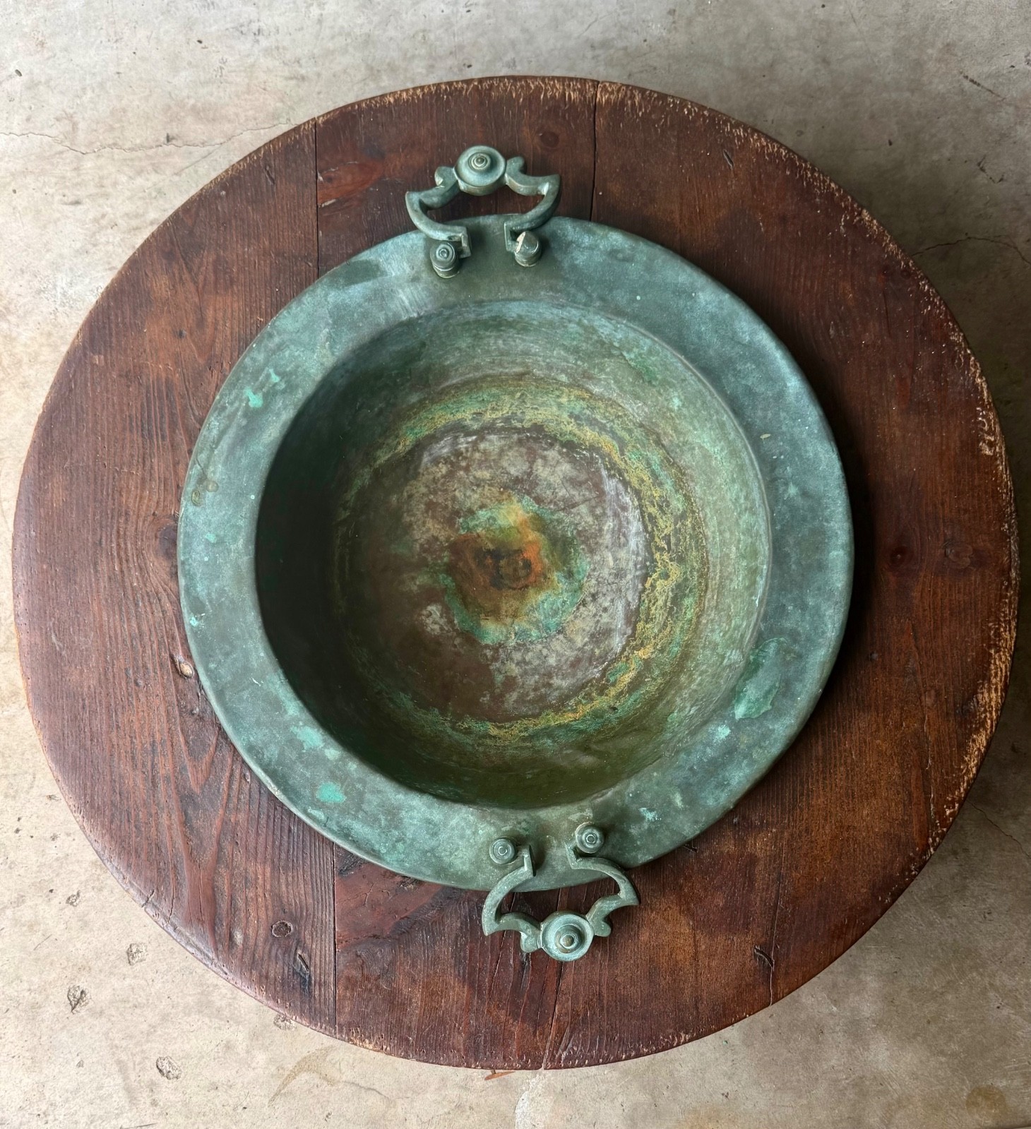 Antique 19th Century  Spanish  Brazier / Coal Burner / planter