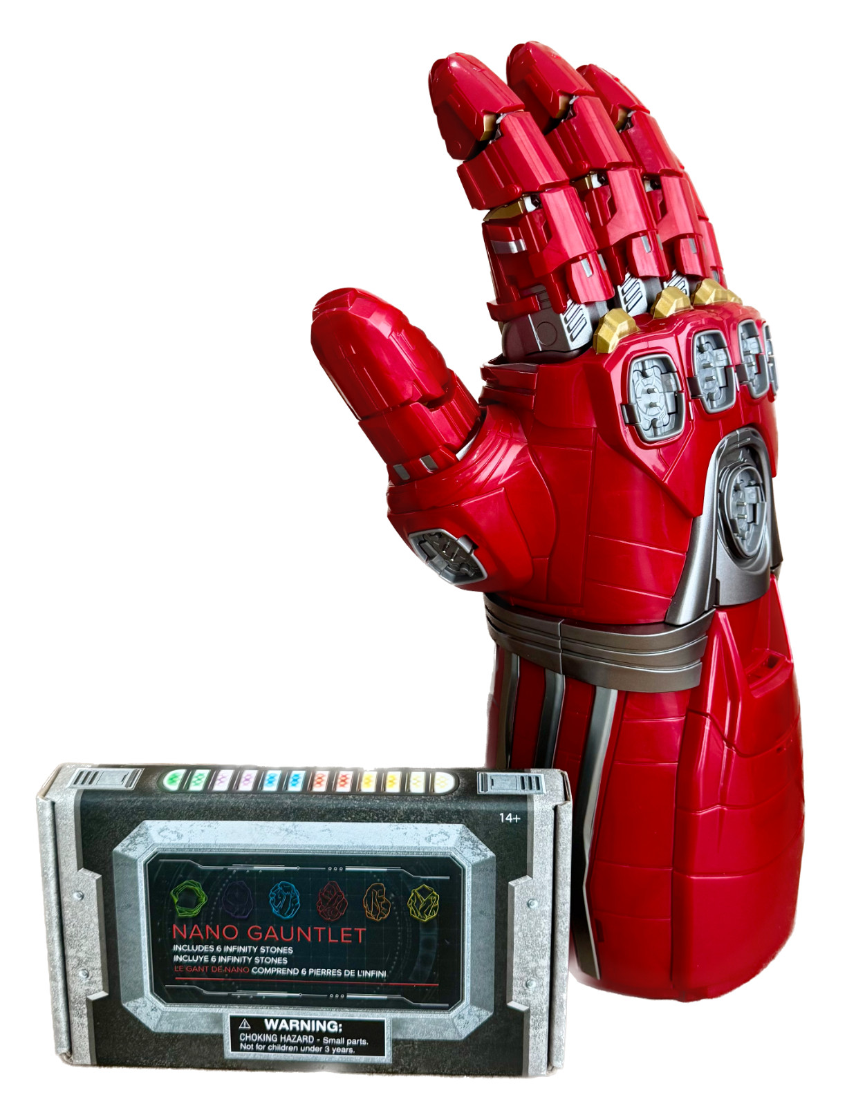 Disney Parks Iron Man Nano Gauntlet With Stones Marvel Avengers Infinity Endgame