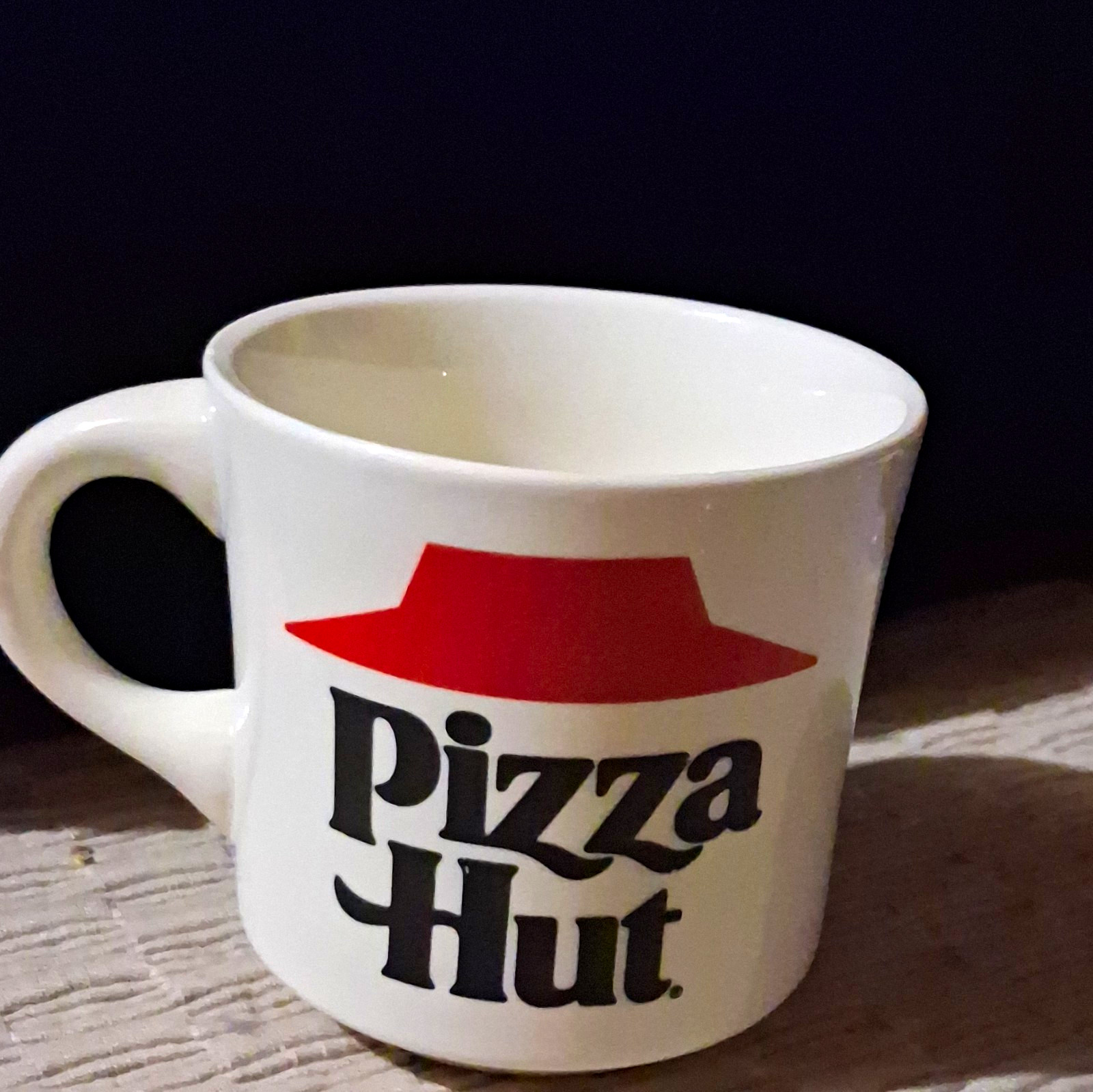 Vintage 1978 Pizza Hut Coffee Mug Boy Scouts SantaFe Trail Council Touchdown USA