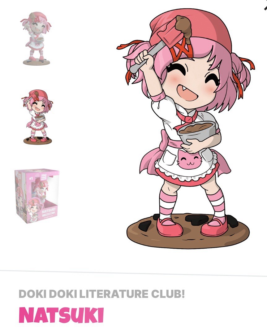 YOUTOOZ * Natsuki * Vinyl Figure * NEW * Doki Doki Literature Club Collection