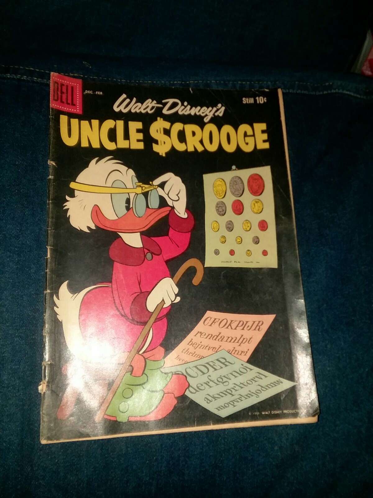 WALT DISNEY\'S UNCLE SCROOGE #28 Barks Art (Dell Comics 1959-60) paul bunyan