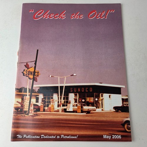 Original Gasoline Magazine for Porcelain Signs Lion Sign Sunoco Gas Station Ad
