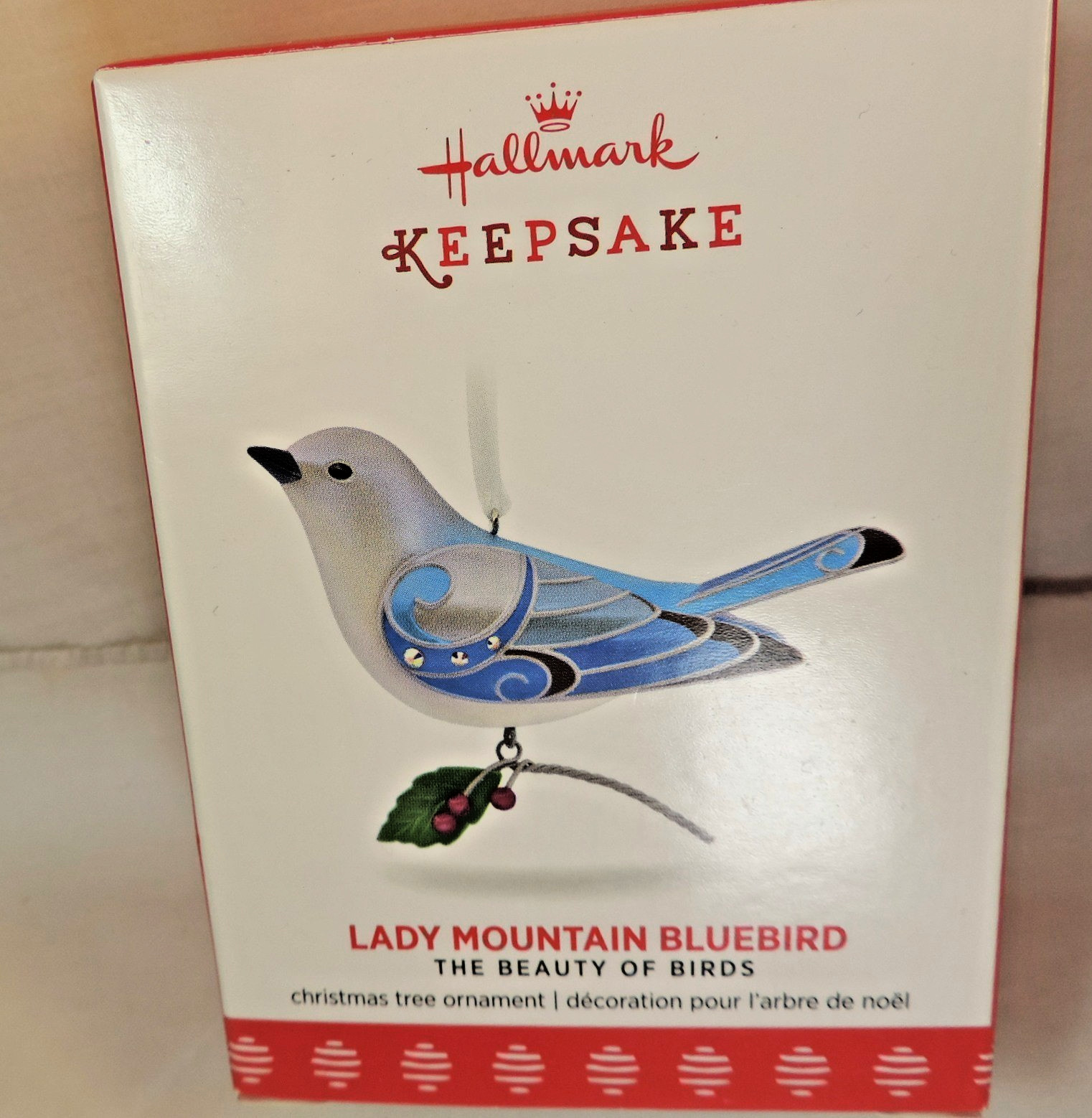 2017 Hallmark Limited Edition Lady Mountain Bluebird NIB Christmas Ornament