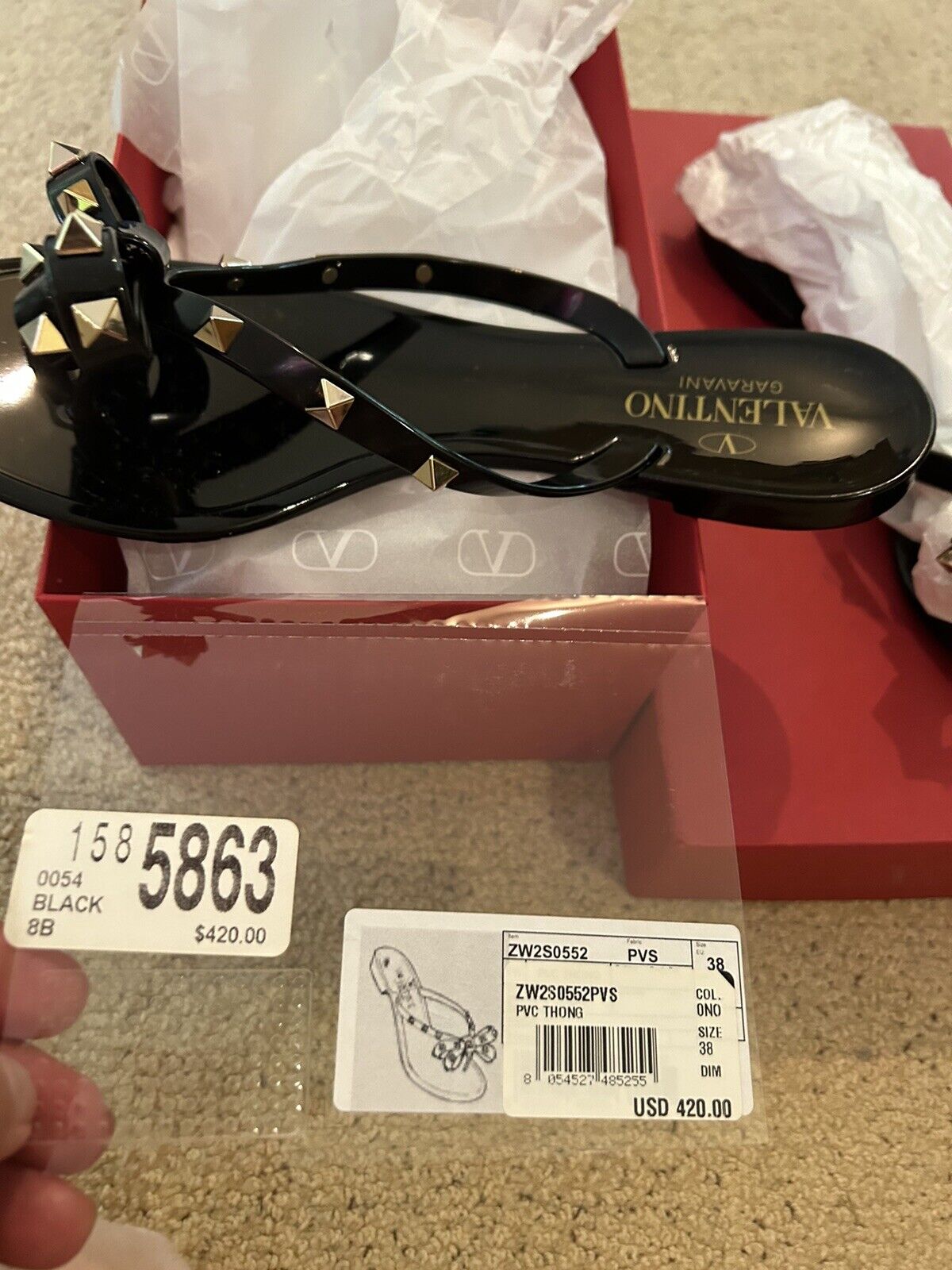 valentino garavani shoes 38