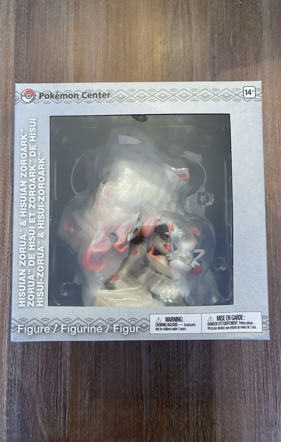 SEALED Kotobukiya Pokemon Center Hisuian Zorua and Hisuian Zoroark Figure USA