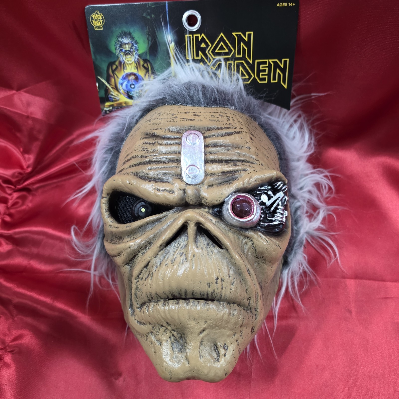 Iron Maiden - The Clairvoyant Deluxe Injection Mask with Light Up - IN STOCK