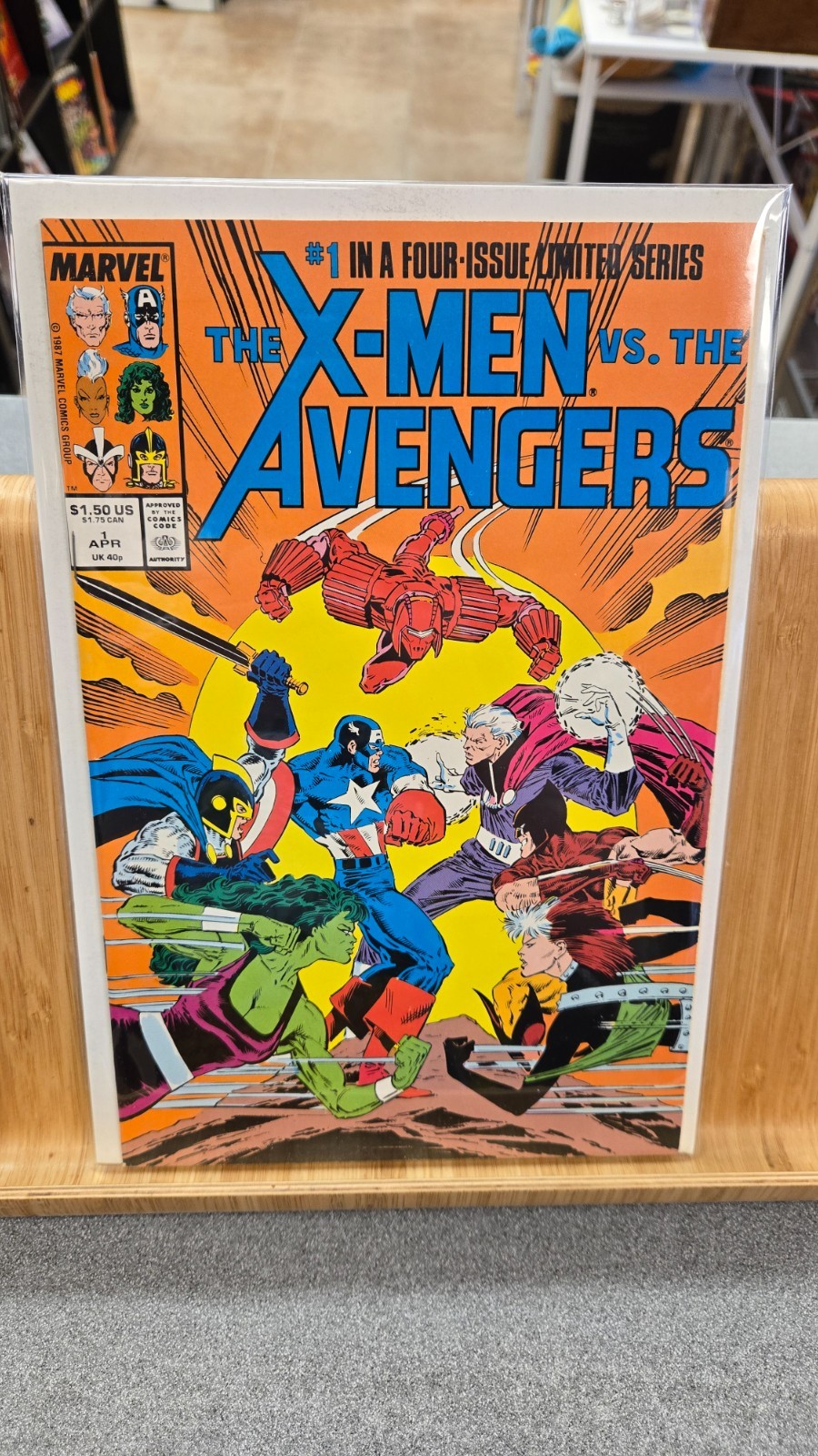 X-MEN VS THE AVENGERS #1 VF+ NM- COMIC BOOK 1987