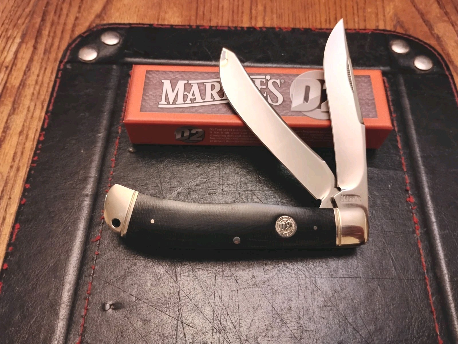 Marbles Jumbo Trapper Folding Knife 4.12