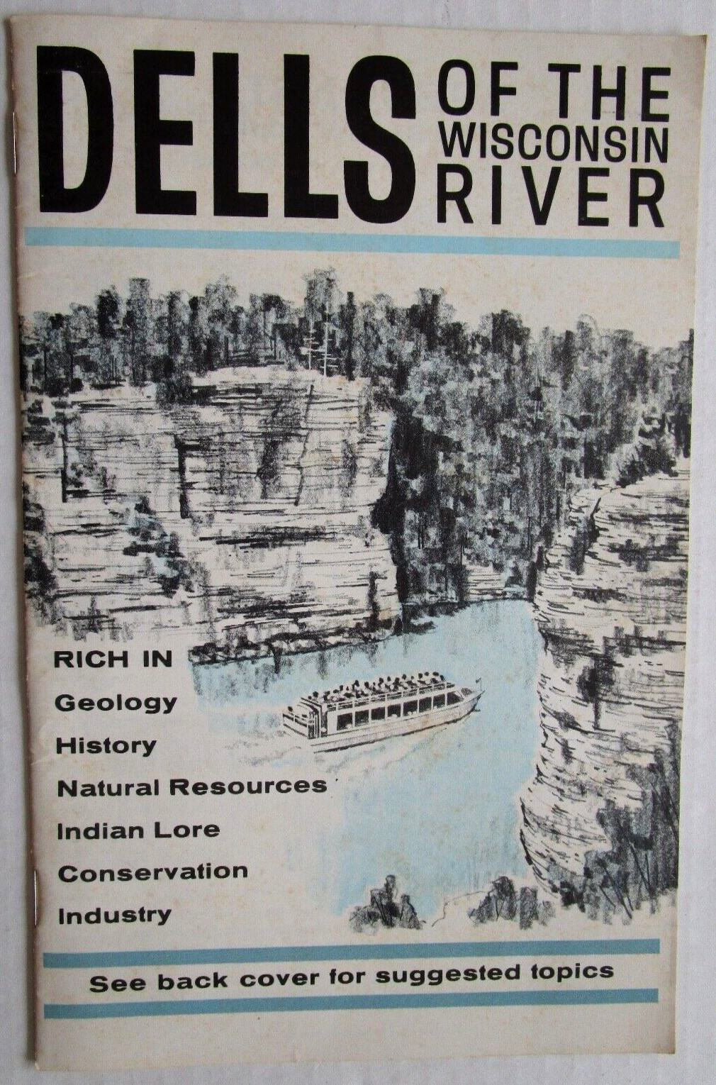 1964 DELLS OF THE WISCONSIN RIVER -E6G