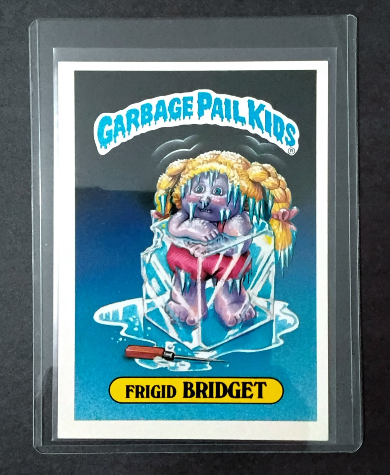 🔥VINTAGE Frigid BRIDGET 5x7 Large MINT CONDITION GPK Card🔥 Sleeved/Toploaded