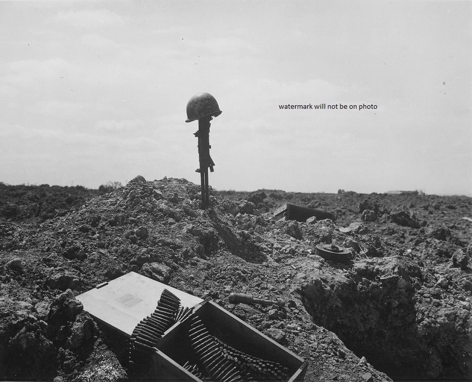 Monument to a Dead American Soldier Normandy Shore D-Day 8
