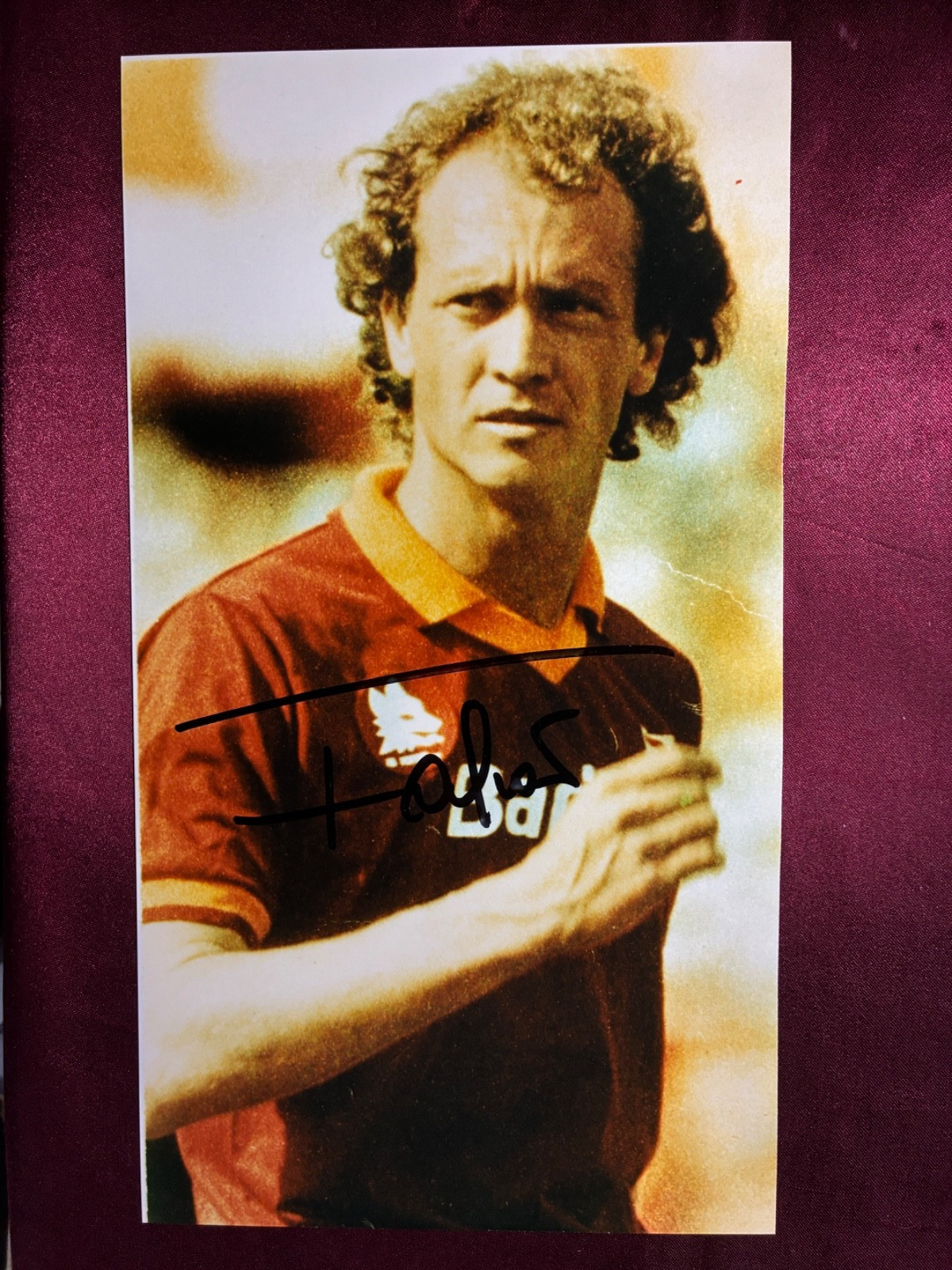 PAULO ROBERTO FALCAO-AS Rome 80s Autograph-Brazil CdM-Bahia-Hand Signed