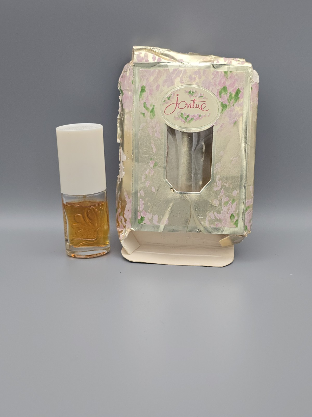 Jontue Cologne By Revlon .25 fl oz Vintage BOTTLE And Box Old Stock Nostalgic