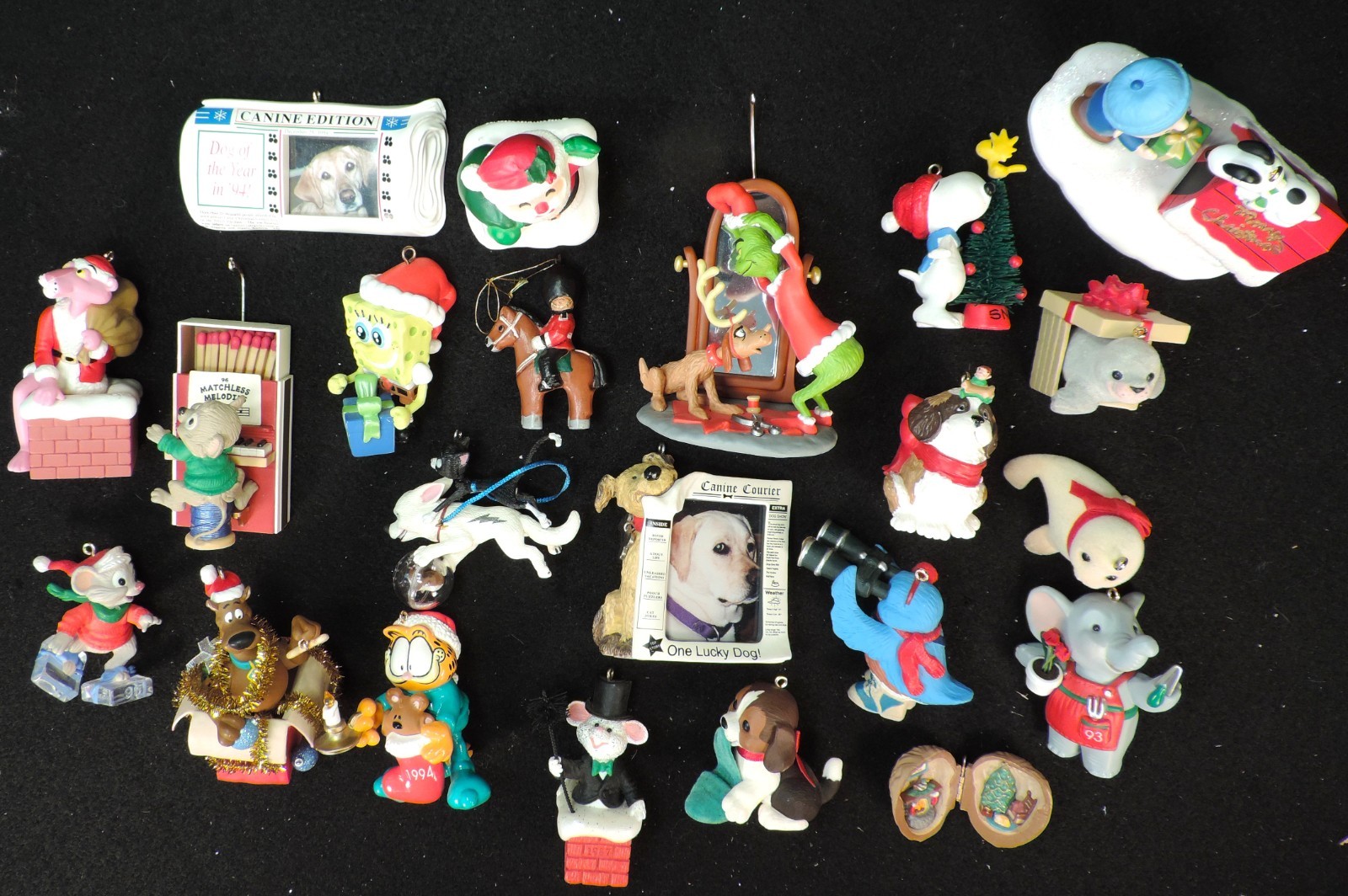mixed lot 22 HALLMARK CHRISTMAS ORNAMENTS (1984-2009)